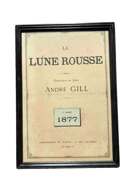 Affiche/Une de « La Lune Rousse » — 1877