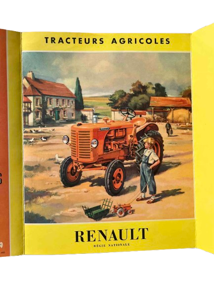 Affiche publicitaire — Tracteurs Renault