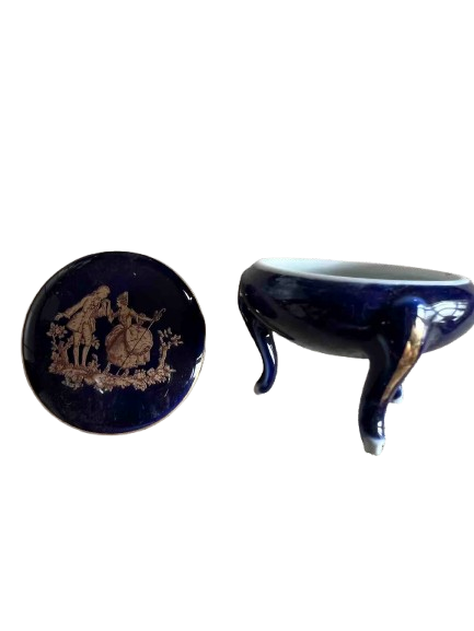Boîte porcelaine cobalt