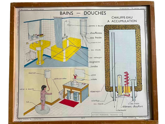 Carte scolaire — Bains et Douches (Rossignol)