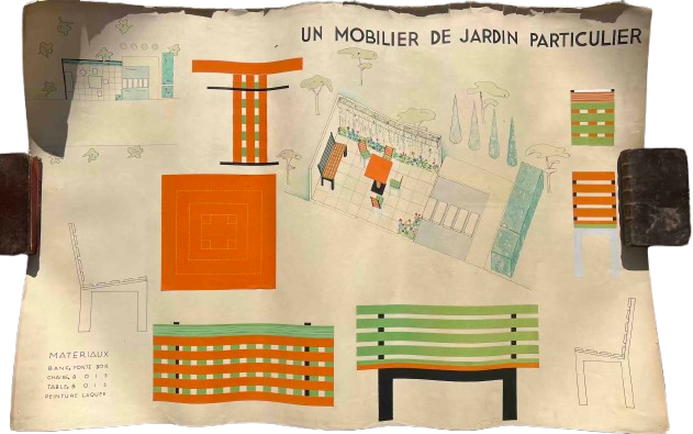 Plan — Mobilier de jardin
